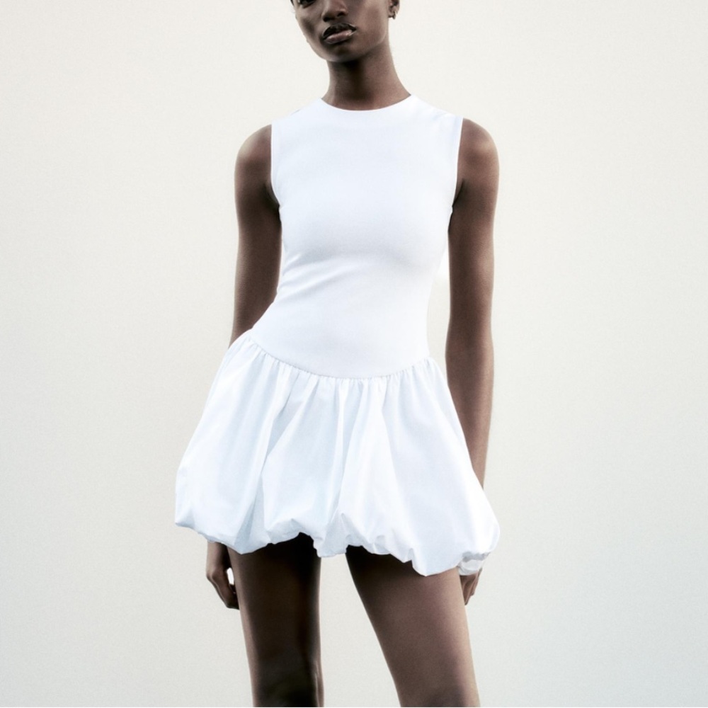 Zara White Mini Dress